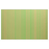 Lines grün und braun gefärbtes Muster Stoff (Fat Quarter (45,7 x 55,9 cm))