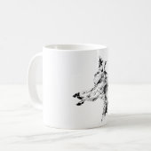 Lines in Motion – Silken Windhound Kaffeetasse (Vorderseite Links)