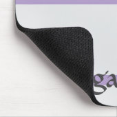 Lines in Pink and Lines in Orange Mousepad (Ecke)