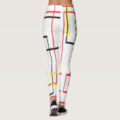Lines Netzwerk Coole Leggings (Rückseite)