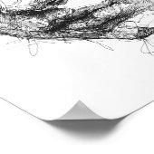 Lines of a Fractured Gaze Poster (Ecke)