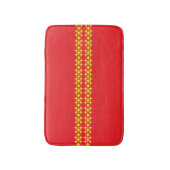 Lines of Stars Bath Mat Badematte (Vorderseite Vertikal)