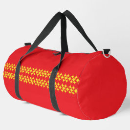 Lines of Stars Large Duffle Bag