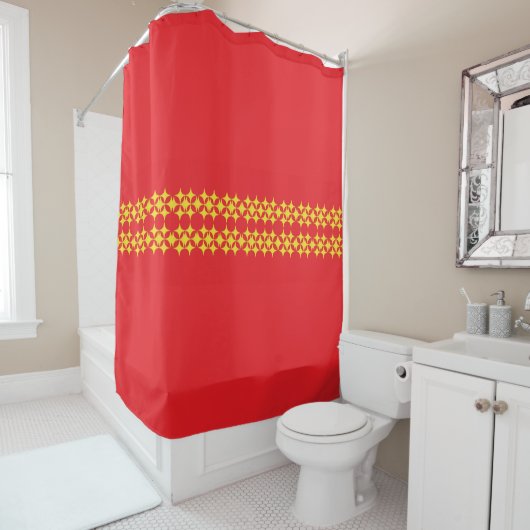 Lines of Stars Shower Curtain Duschvorhang (Beispiel)