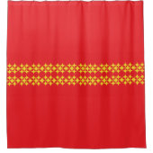 Lines of Stars Shower Curtain Duschvorhang (Vorderseite)