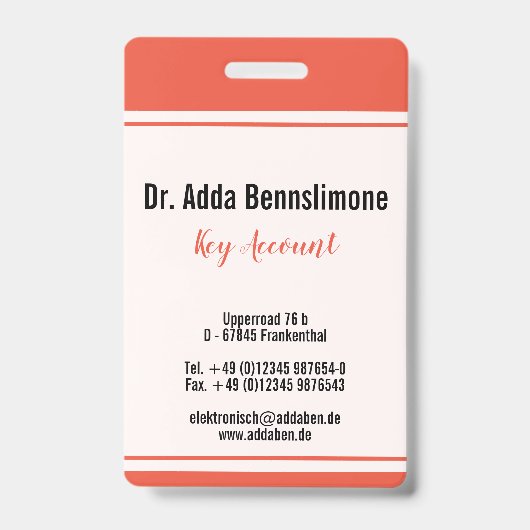 Lines Red Series Ausweis (Vorderseite)