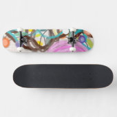 Lines Regenbogenschmelzen Spritzer Skateboard (Horizontal)
