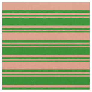 Lines/Streifen-Muster für grüne und dunkle Lachs Stoff