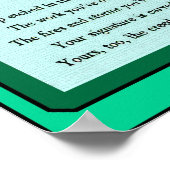 Lines to Lineman Vintag Ma Bell Poster (Ecke)