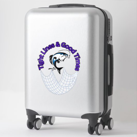 Lines und gute Zeiten Aufkleber (Koffer)