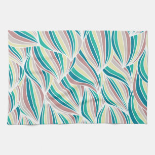 Lines Vintag Vibes Hübsch Abstrakt Art Retro Geschirrtuch
