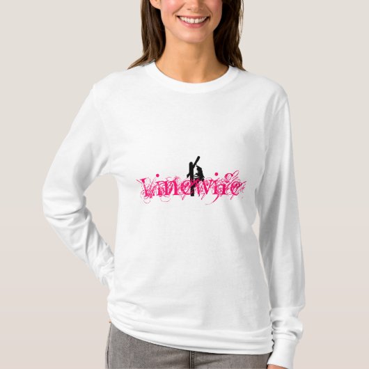 Linewife Kapuzenpulli-Rosa T-Shirt (Vorderseite)