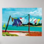 linge dans la brise poster (Vorne)