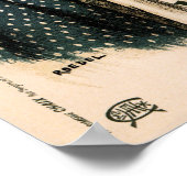 LINGE MONOPOLE Waschküche Kleidung Auguste Roedel Poster (Ecke)