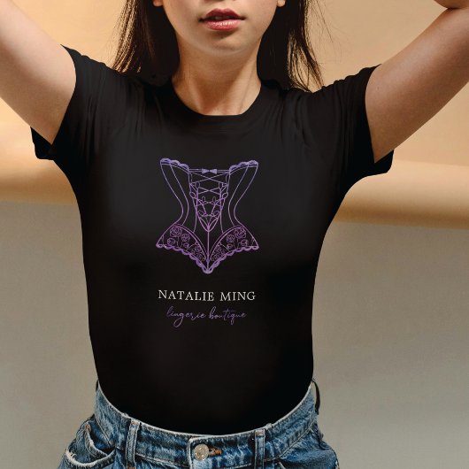 Lingerie Boutique Logo T - Shirt
