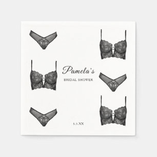 Lingerie Brautparty Bachelorette Panty Pattern Serviette