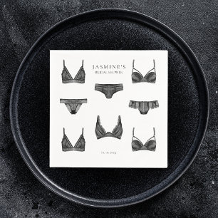 Lingerie Brautparty Bachelorette Panty Pattern Serviette