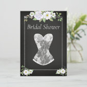 Lingerie Brautparty Einladung (Stehend Vorderseite)