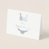 Lingerie-Brautparty Folienkarte (Vorderseite)