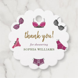 Lingerie Brautparty Geschenkanhänger