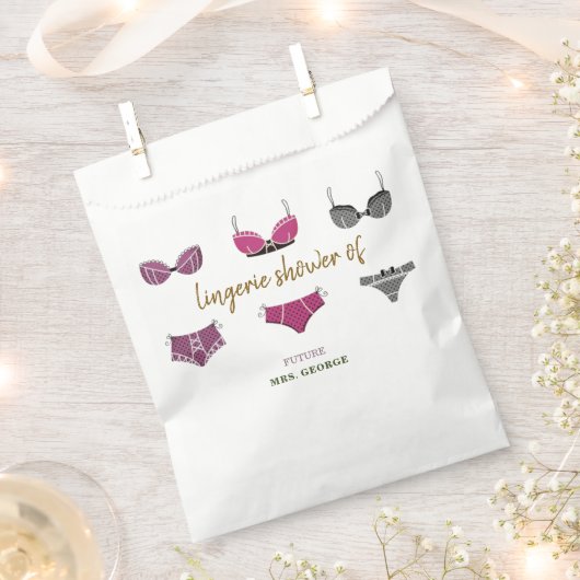 Lingerie Brautparty Geschenktütchen (Ausgeschnitten)