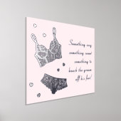 Lingerie Brautparty Junggeselinnen-Abschied Signie Foliendrucke (Ablage )