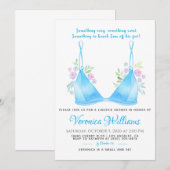 Lingerie Bridal Dusche Einladung (Vorne/Hinten)