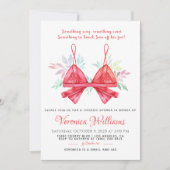 Lingerie Bridal Dusche Einladung (Vorderseite)