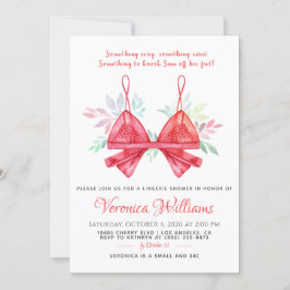 Lingerie Bridal Dusche Einladung