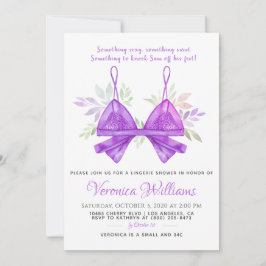Lingerie Bridal Dusche Einladung