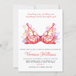 Lingerie Bridal Dusche Einladung