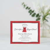 Lingerie Bridal Dusche Einladung (Stehend Vorderseite)