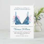 Lingerie Bridal Dusche Einladung (Stehend Vorderseite)