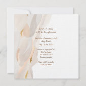 Lingerie Bridal Dusche Einladung (Rückseite)