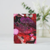 Lingerie & Candy Party Girls Einladung Flyer (Stehend Vorderseite)