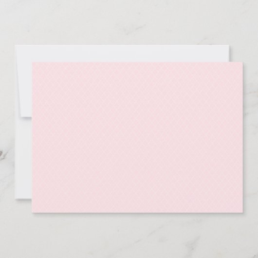 Lingerie Dusche einladen, Ooh La Black & Pink Lace Einladung (Rückseite)