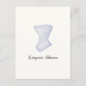 Lingerie-Dusche Postkarte (Vorderseite)