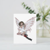 Lingerie Fairy Postkarte (Stehend Vorderseite)