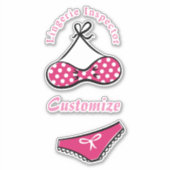 Lingerie Inspector Thunder_Cove Aufkleber (Vorderseite)