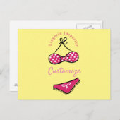 Lingerie Inspector Thunder_Cove Postkarte (Vorne/Hinten)