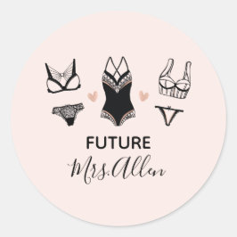 Lingerie Junggeselinnen-Abschied Stickers