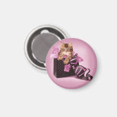 Lingerie Kitten Magnet (Vorderseite/Rückseite)