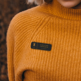 Lingerie-Logo, Name und Titel Klasse Schwarzer Nam Namensschild