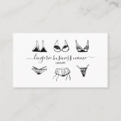 Lingerie Mode Visitenkarte (Vorderseite)