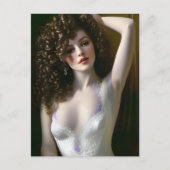 Lingerie-Modell Postkarte (Vorderseite)