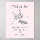 Lingerie Party Brautparty Drop Your Pants Foliendrucke (Vorderseite)