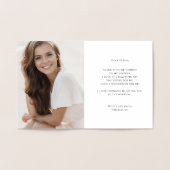 Lingerie Party Brautparty Foto Vielen Dank Folienkarte (Innenseite)