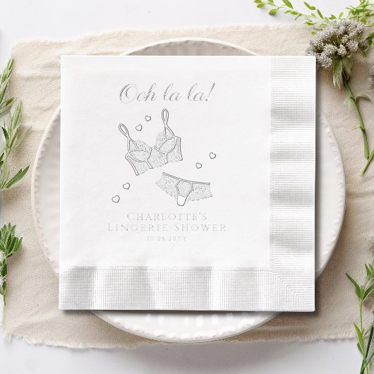 Lingerie Party Brautparty Junggeselinnen-Abschied Servietten Mit Folie