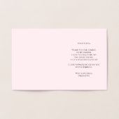 Lingerie Party Brautparty Panty Party Vielen Dank Folienkarte (Innenseite)