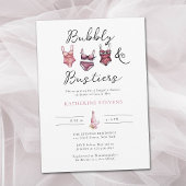 Lingerie Party Bubbly Bustiers Chic Brautparty Einladung
